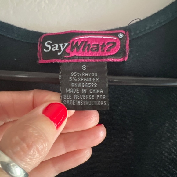 Say what? Tie Dye maxi dress size small - Picture 3 of 3